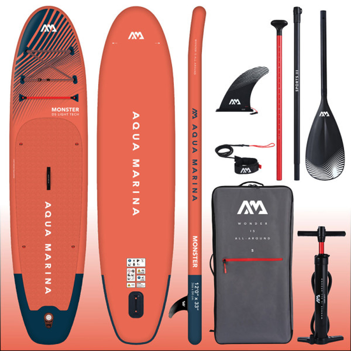 Aqua Marina Monster All-Around iSUP 12' 0